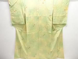 草花模様小紋着物